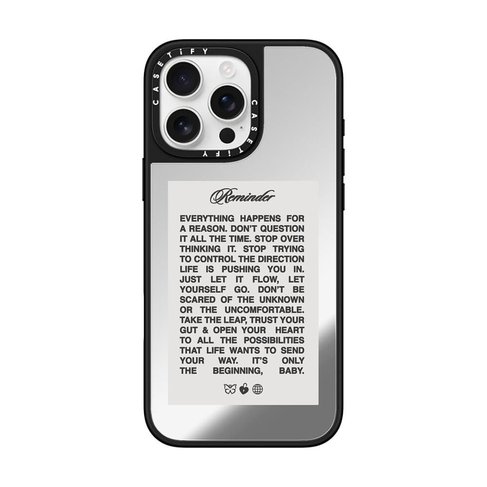 Mirror Case -  Military Grade Drop Protection/Compatible with Magsafe