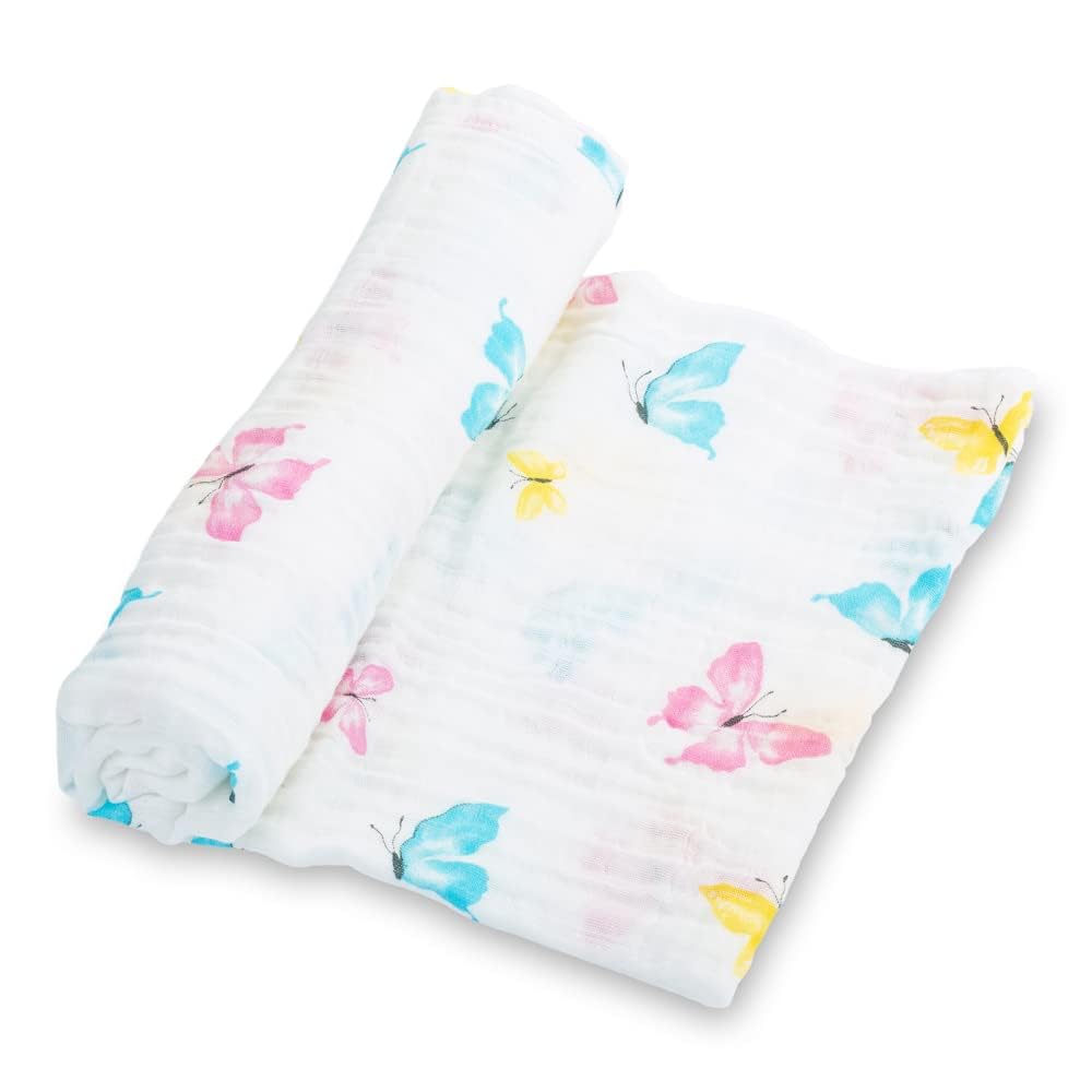 Cotton 100% Muslin Swaddle Blankets