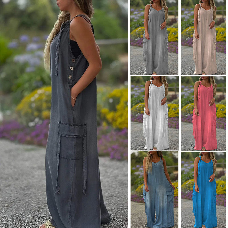 Jumpsuit Loose Comfortable Casual Pants