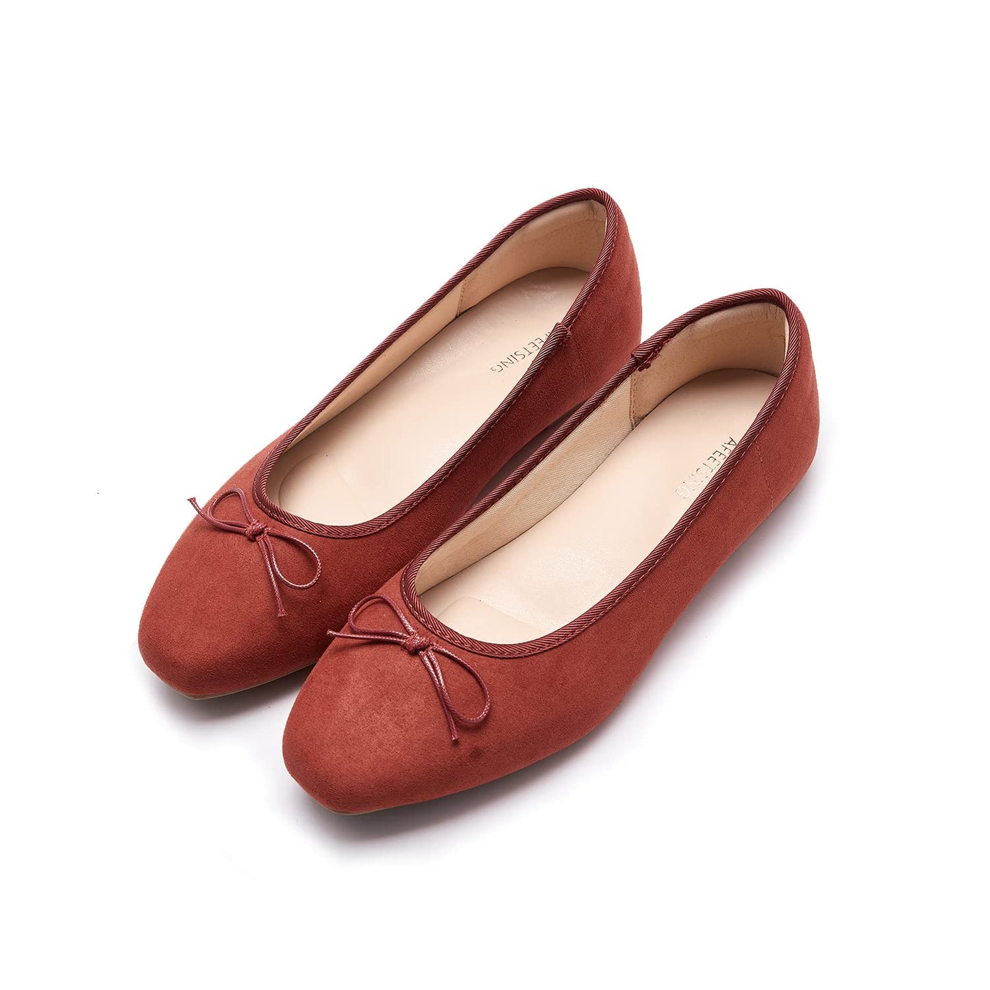 Women's Round Toe Ballet Flats - Comfortable Bow Dressy Shoes