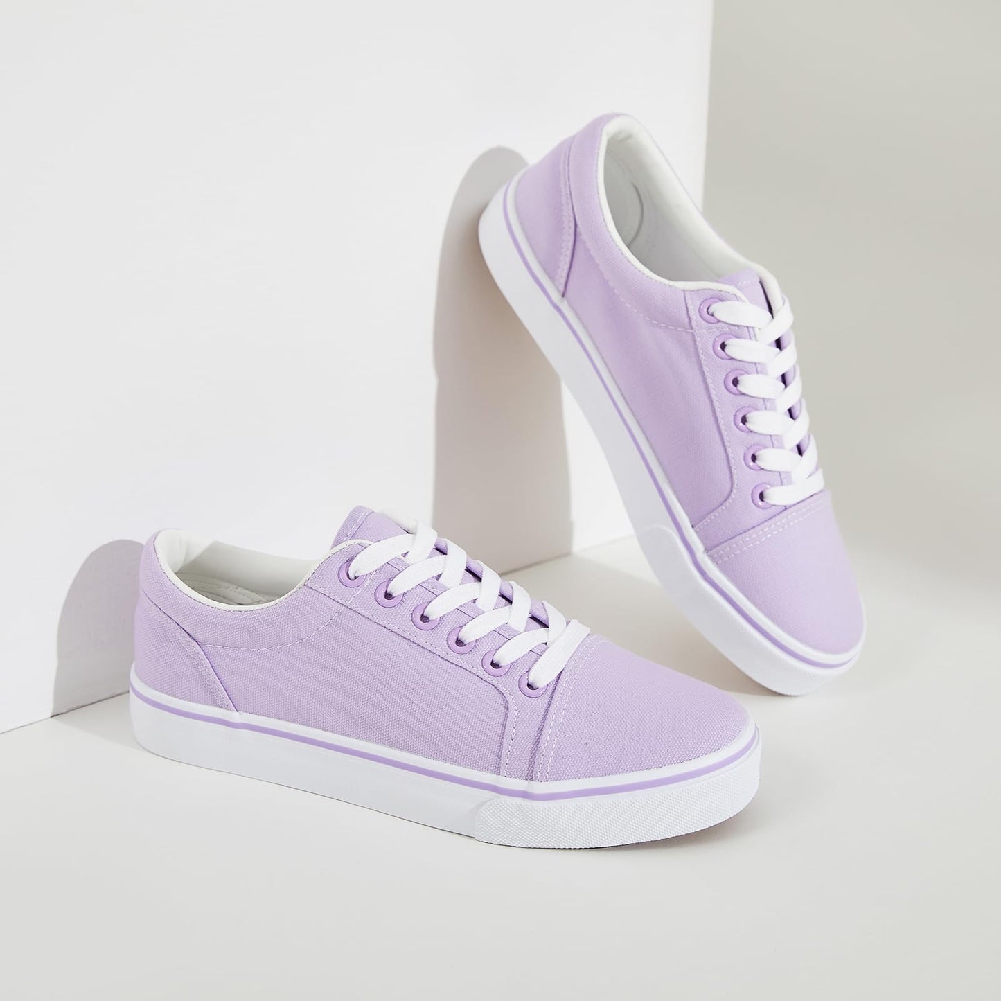 Women Canvas Sneakers -  Casual Shoes Low Top Comfortable Tennis Shoes