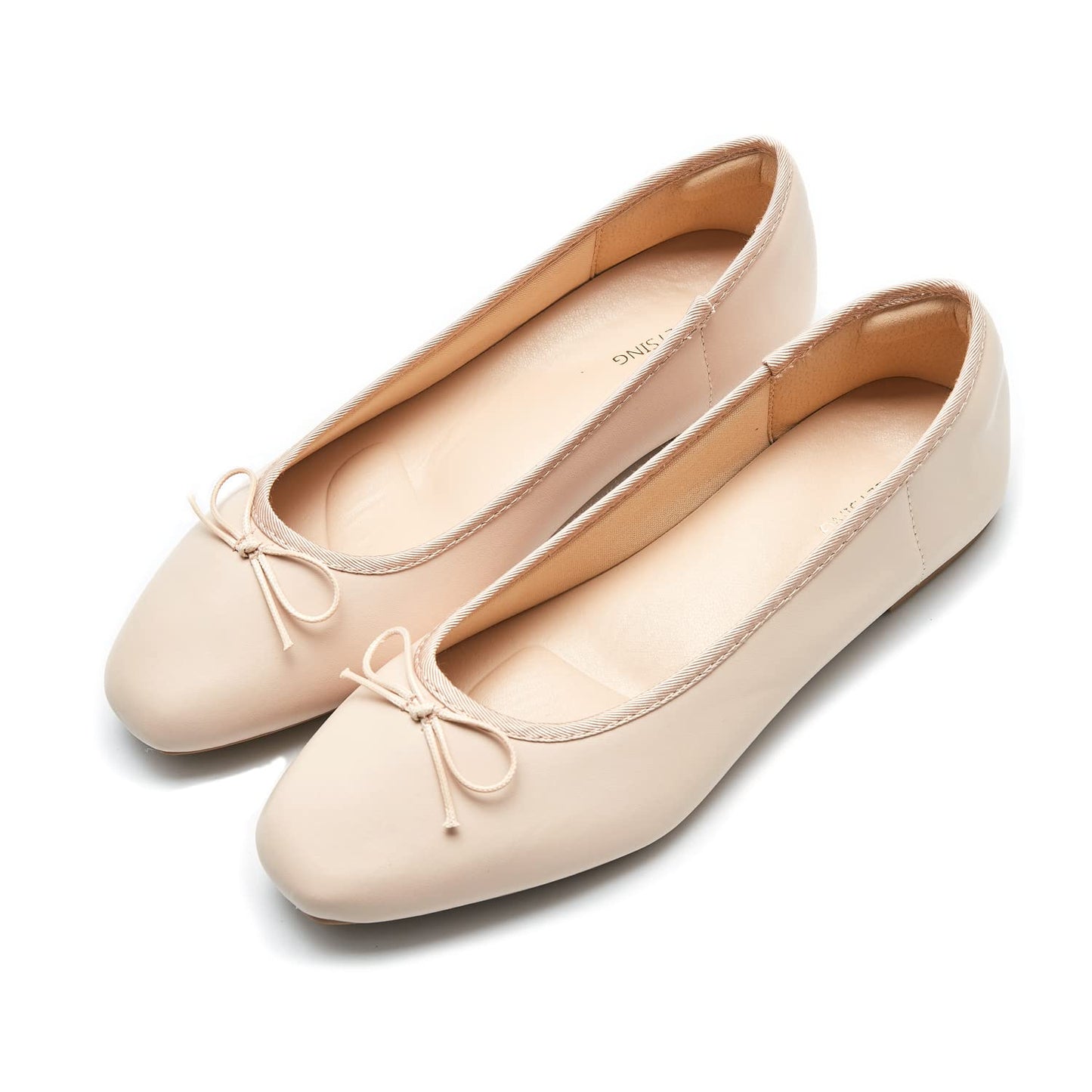 Women's Round Toe Ballet Flats - Comfortable Bow Dressy Shoes