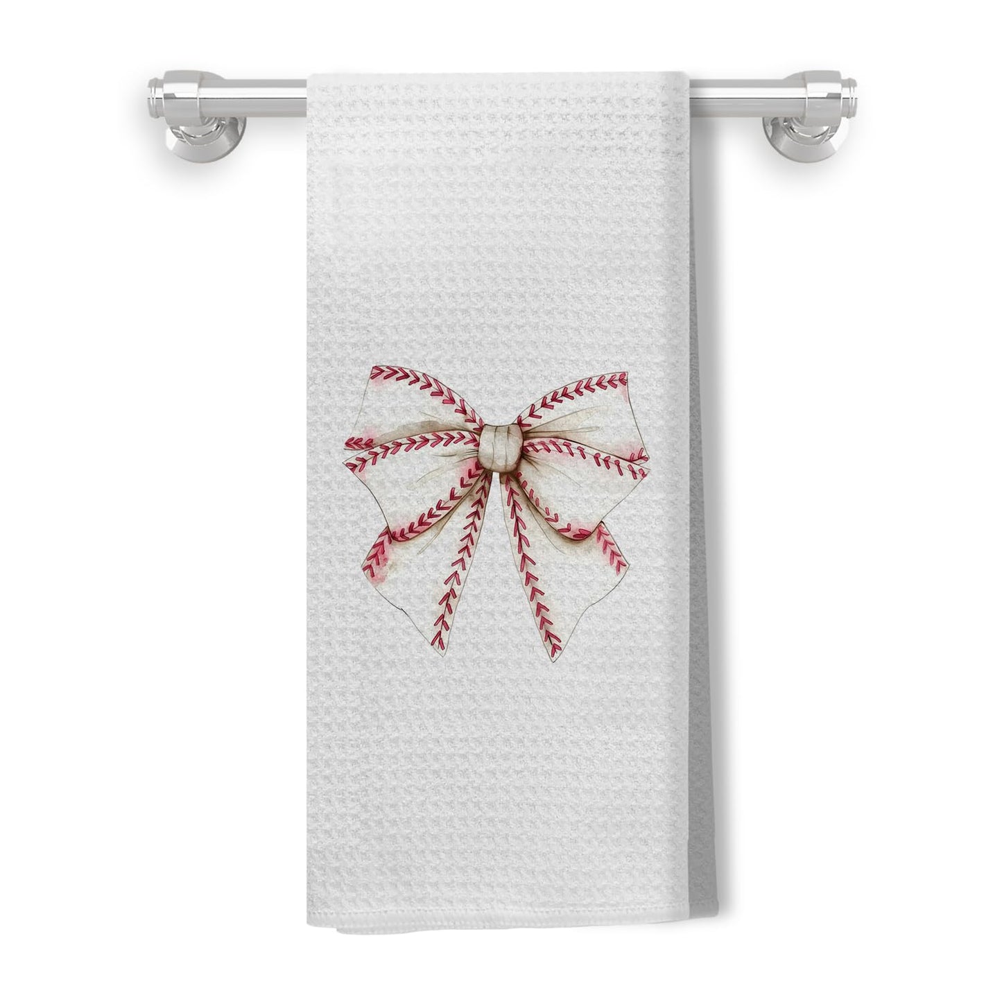 Coquette Bow Kitchen Towels Hand Towels for Bathroom, 16x24 Inch