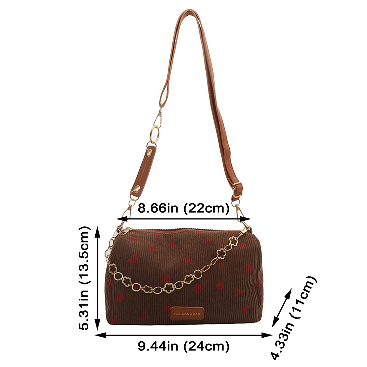 Cute Crossbody Bag - Chain Aesthetic Handbags Travel Bags