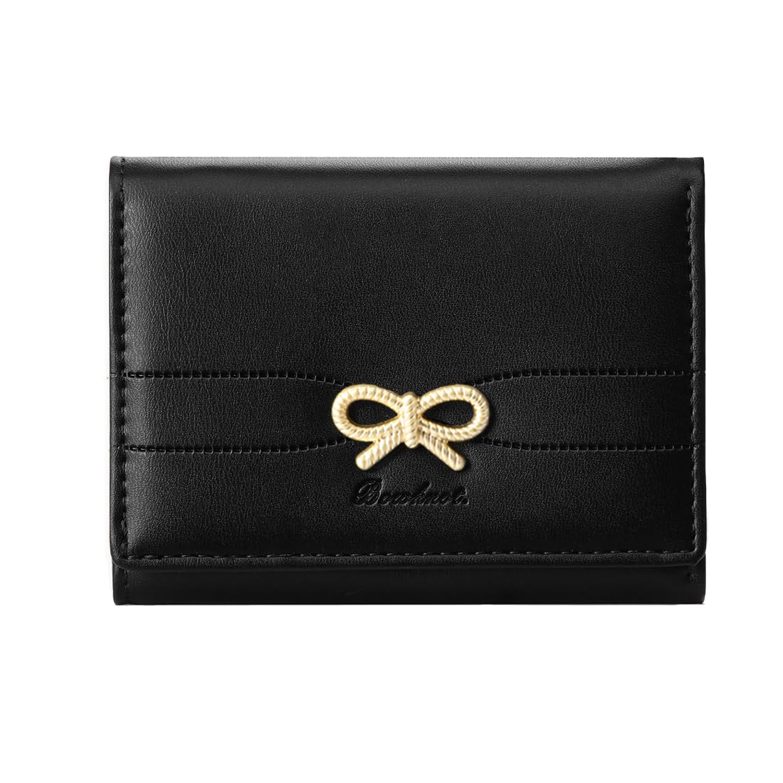 Sunwel Fashion Girls' Coquette Bow Small Wallet – Cute Aesthetic Card Holder with ID Window