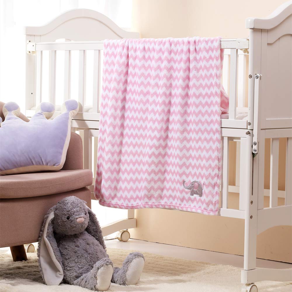 Cute Cozy Fluffy Warm Baby Blanket for Infants Toddlers' Bedding Crib Cot Stroller