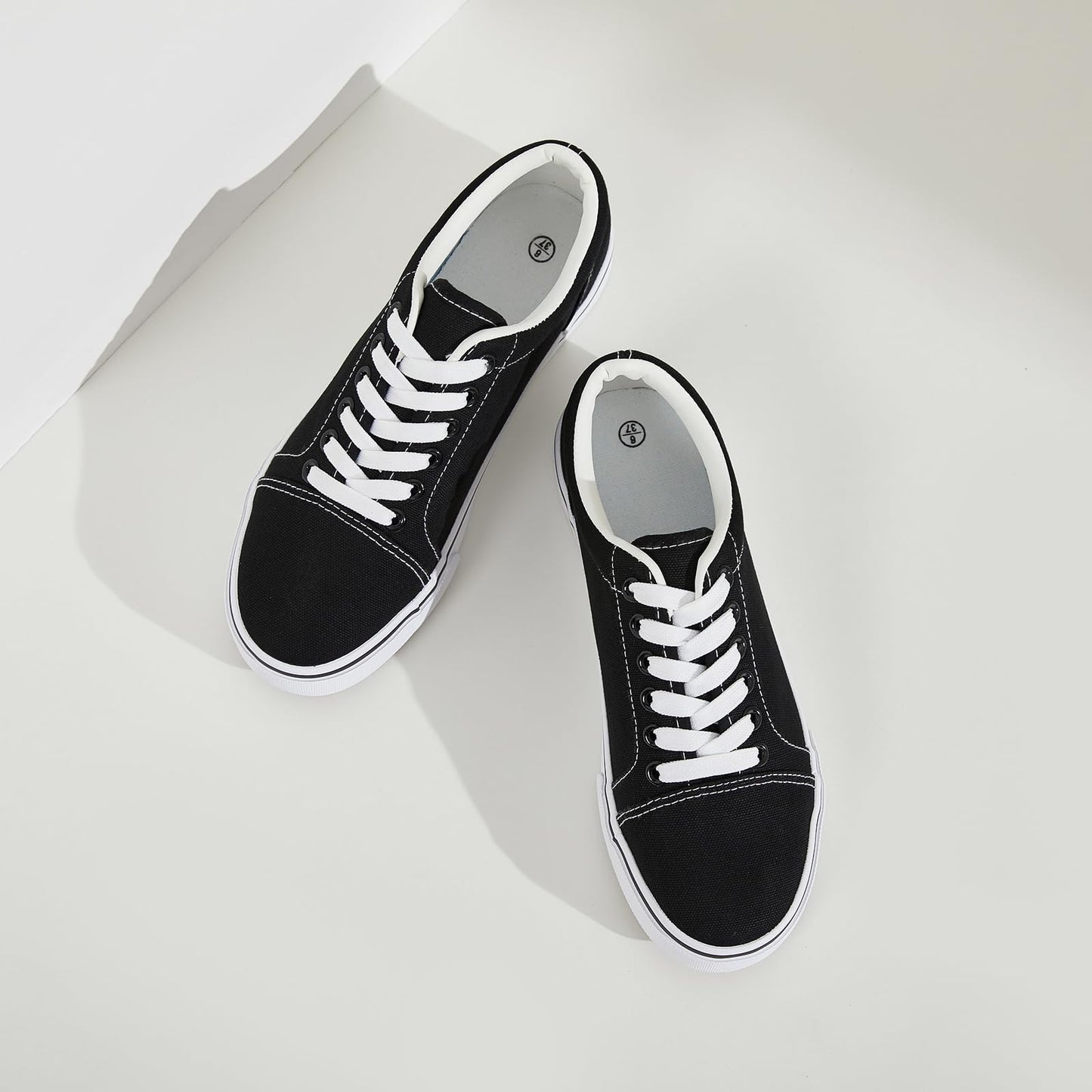 Women Canvas Sneakers -  Casual Shoes Low Top Comfortable Tennis Shoes