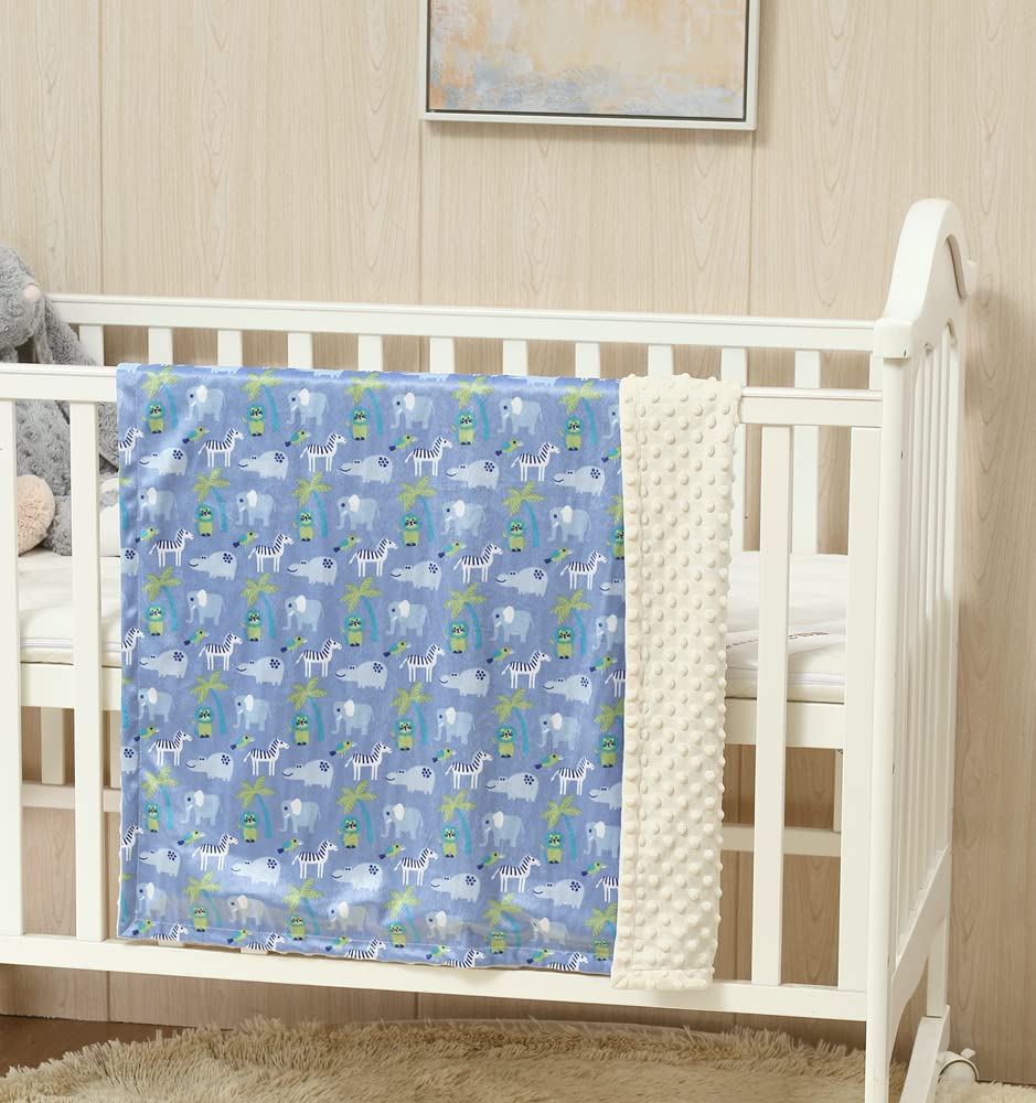 Cute Cozy Fluffy Warm Baby Blanket for Infants Toddlers' Bedding Crib Cot Stroller