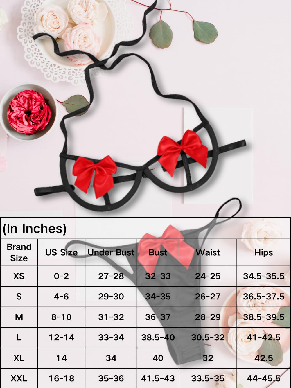 Present Bow Lingerie Set – Sexy Christmas, Valentine’s & Anniversary Outfit