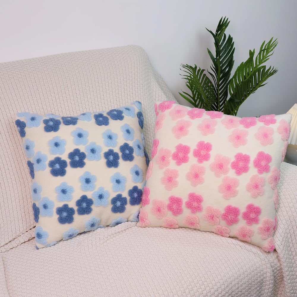 Cute Faux Fur Soft Plush Pillow Covers