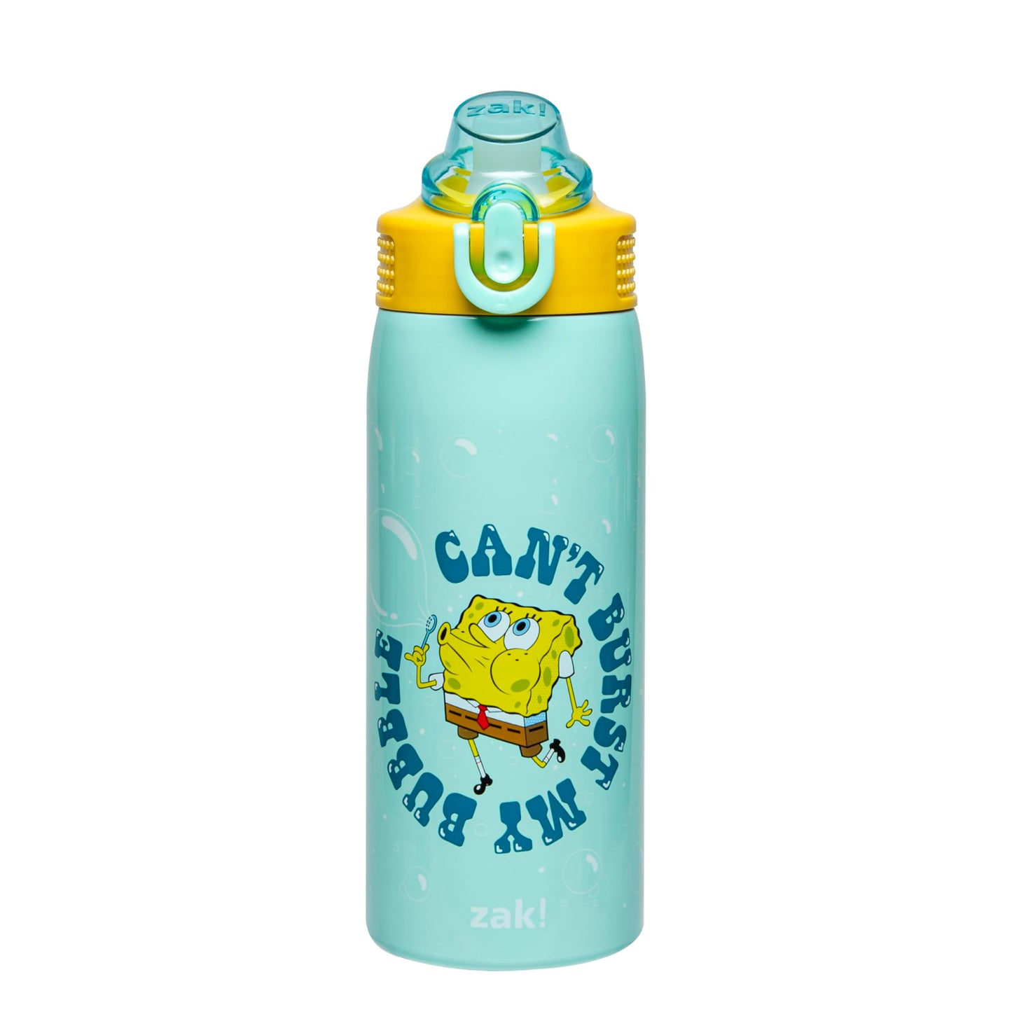 Sanrio Water Bottle, 19 oz Vacuum Insulated Stainless Steel with Locking Spout Cover, Built-In Carrying Loop, Leak-Proof Design