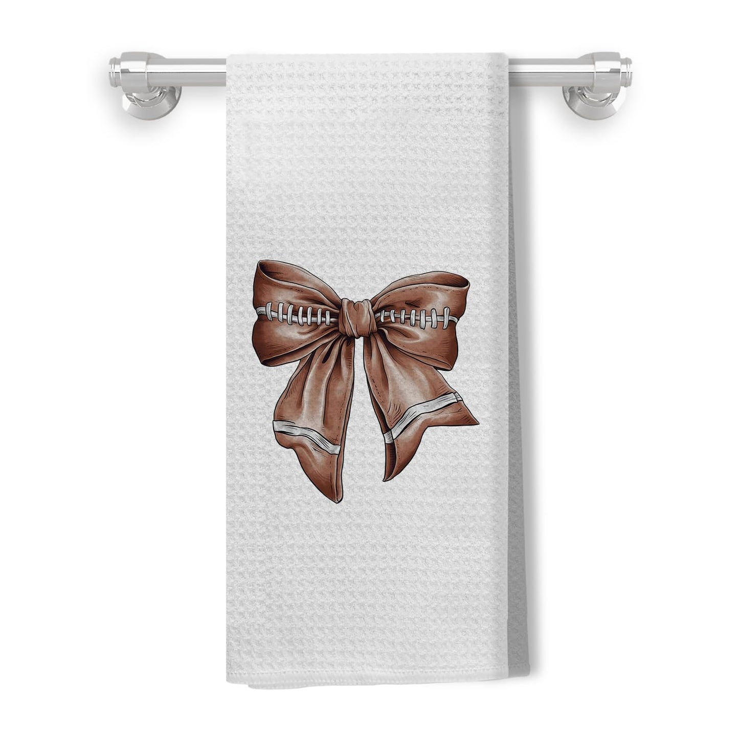 Coquette Bow Kitchen Towels Hand Towels for Bathroom, 16x24 Inch