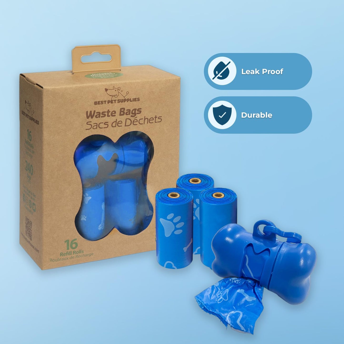 Dog Bags for Cleanup - Doggy Roll Replacements