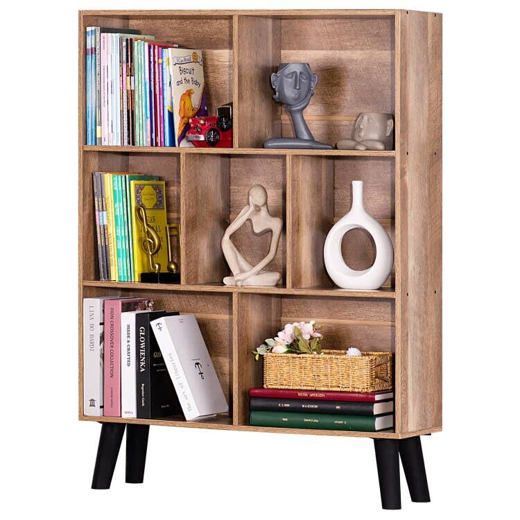 Modern Bookshelf - Large Freestanding Open