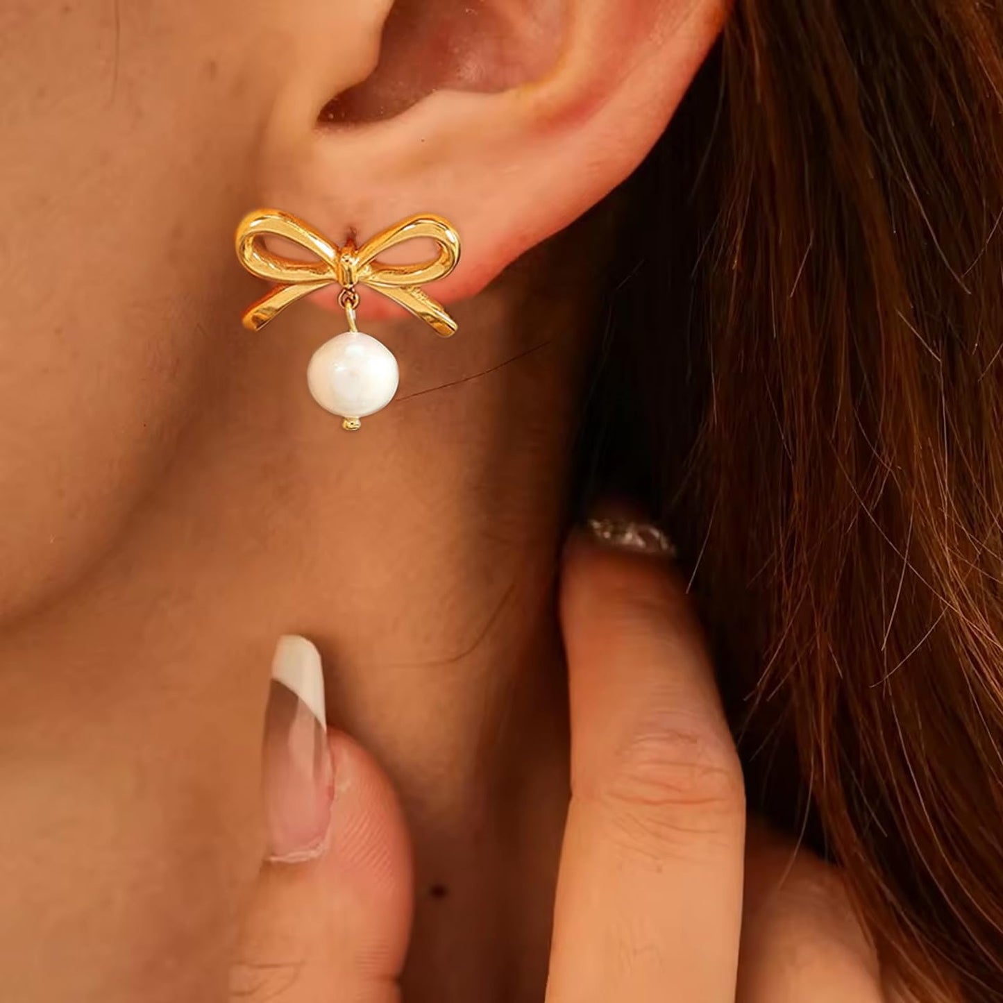 Women Bow Earrings