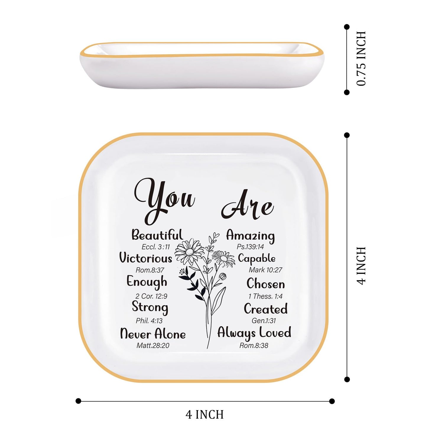 Inspirational Women Ring Dish