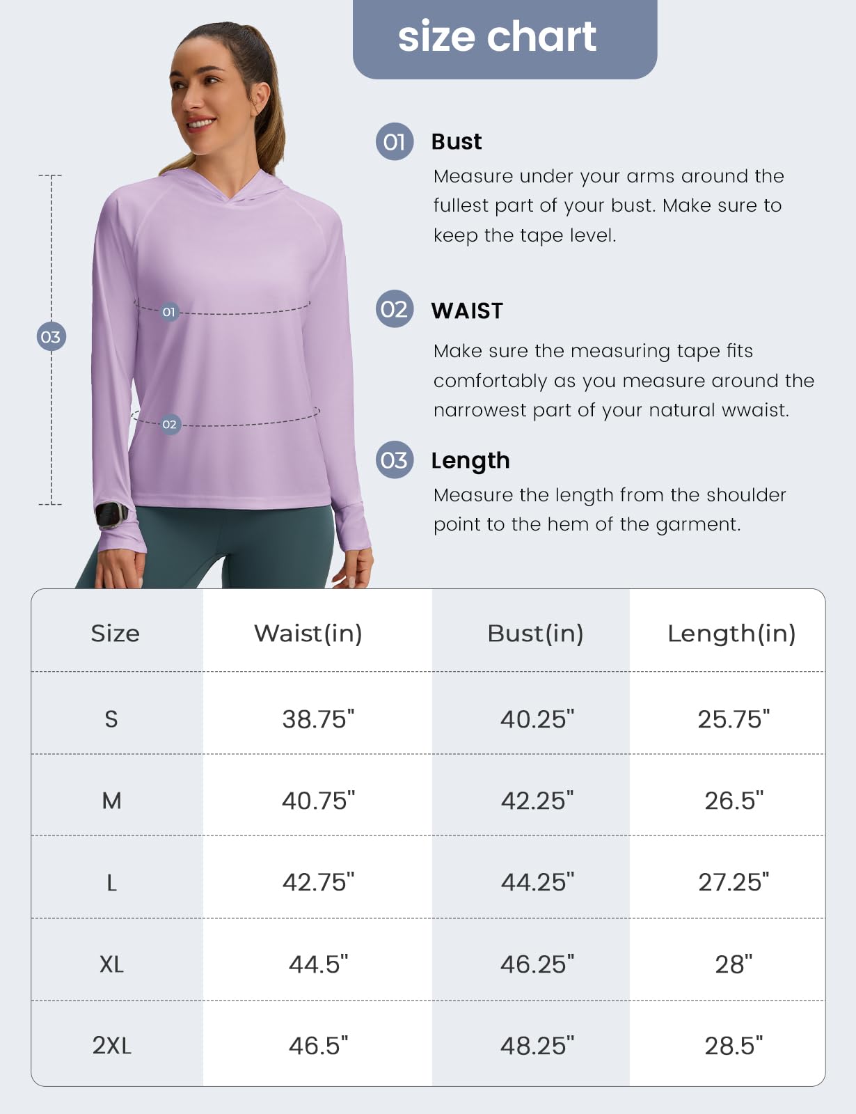 Women's UPF 50+ Sun Protection Hoodie Shirt for Outdoor Activities