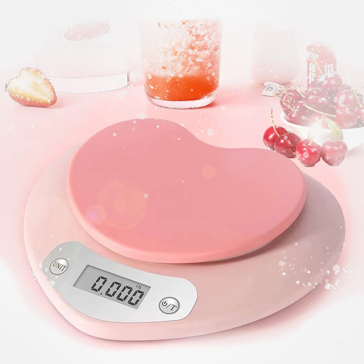 Digital Kitchen Scale – Large LCD, Tare Function, 11lb Capacity, Precise 0.03oz Graduation for Baking & Cooking, Measures in ML & Oz