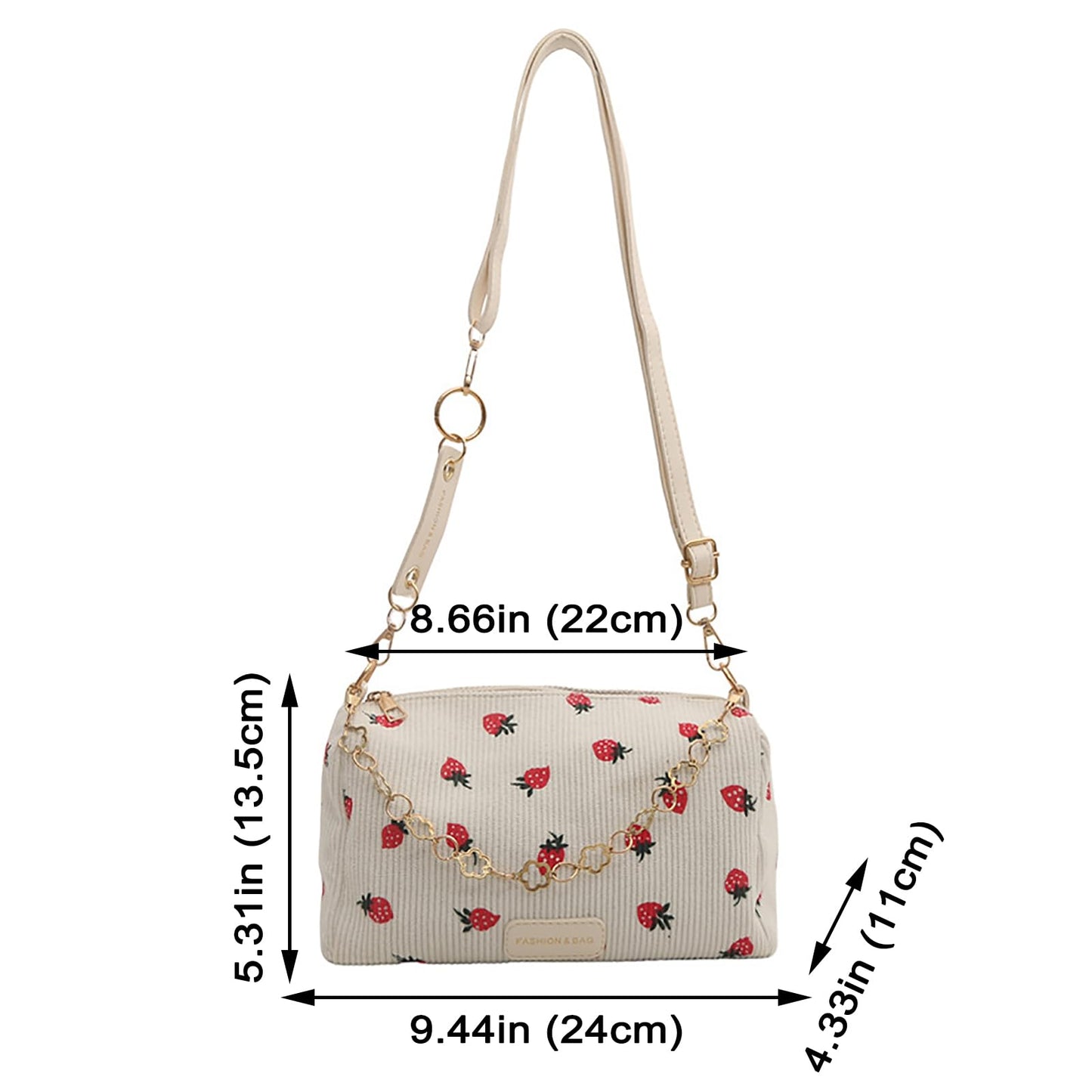 Cute Crossbody Bag - Chain Aesthetic Handbags Travel Bags