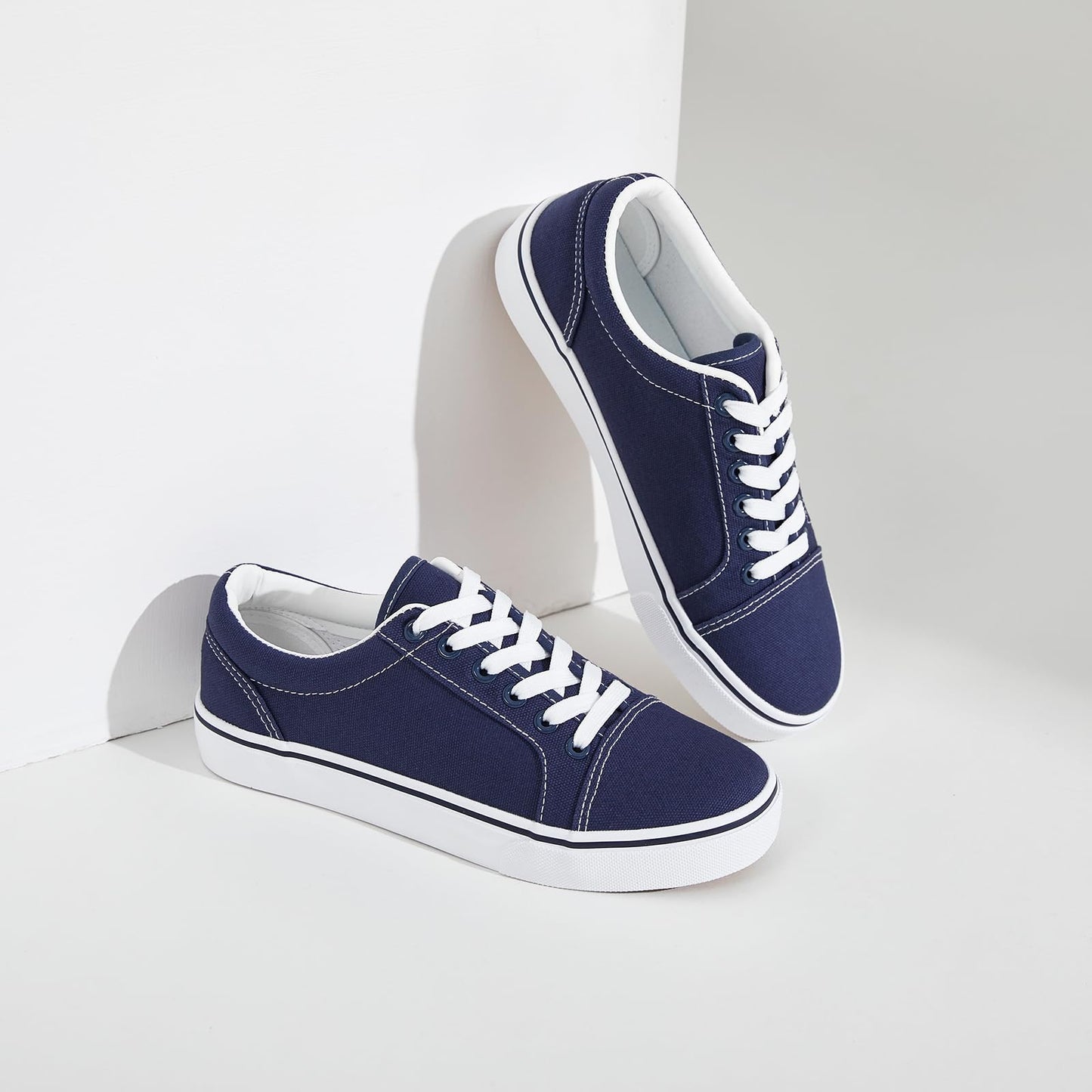 Women Canvas Sneakers -  Casual Shoes Low Top Comfortable Tennis Shoes