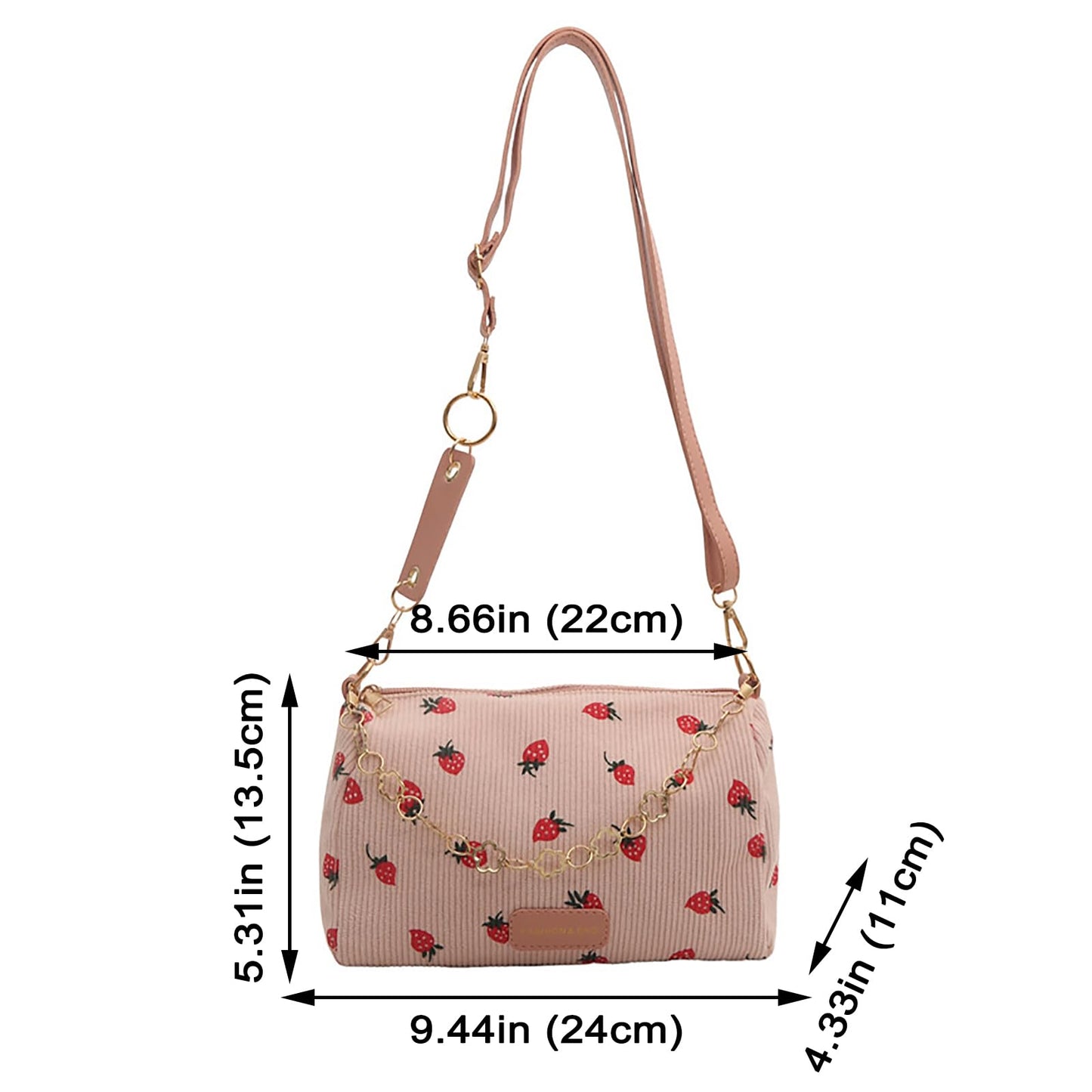 Cute Crossbody Bag - Chain Aesthetic Handbags Travel Bags