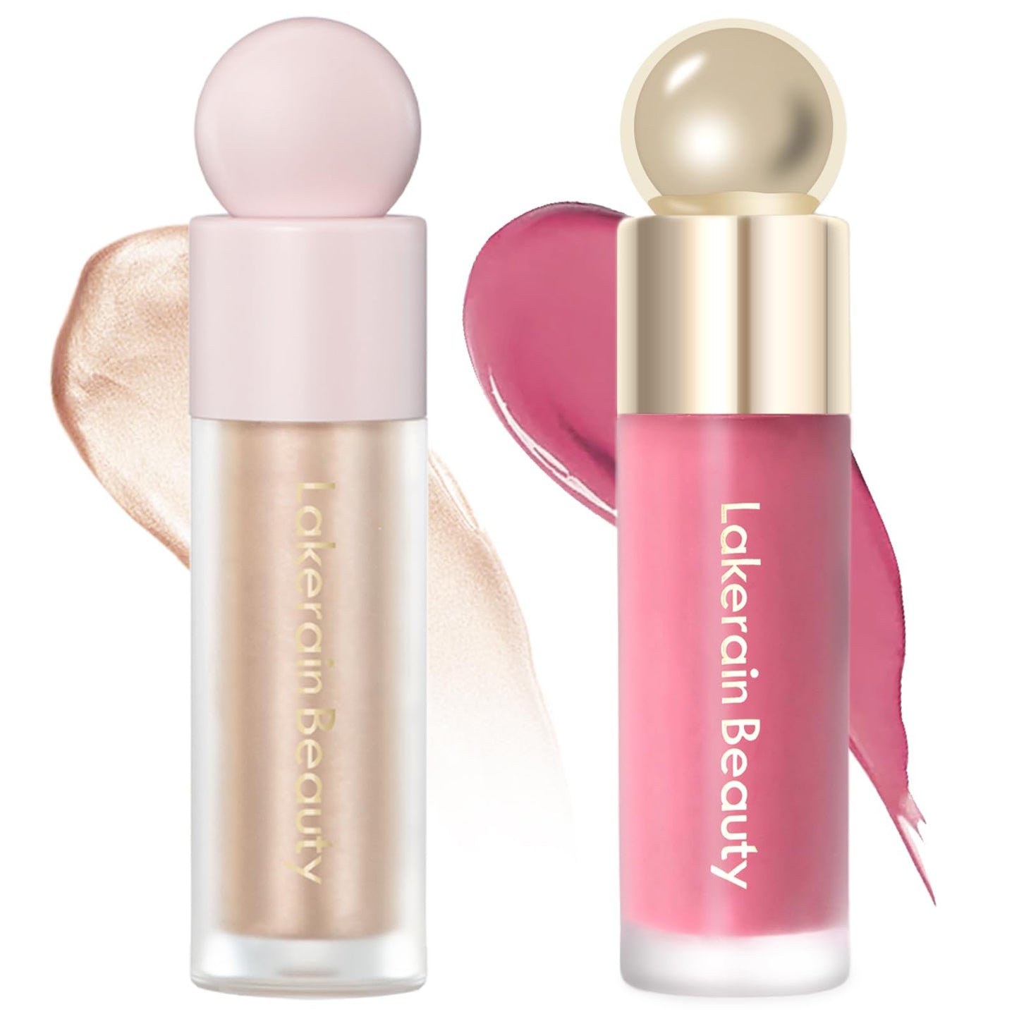 Liquid Highlighter Makeup - Lightweight Blendable Cream Face Body Liquid Illuminator Bronzer