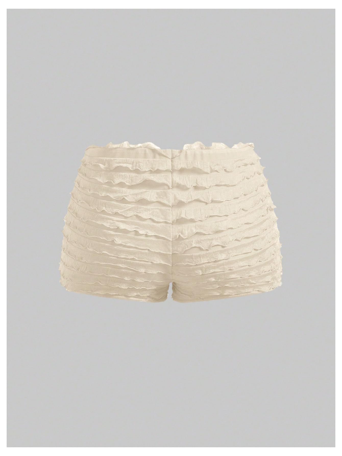 Women's Ruffle Shorts Cute Bloomers Low Rise Sexy Y2k Booty Shorts Mini Shorts