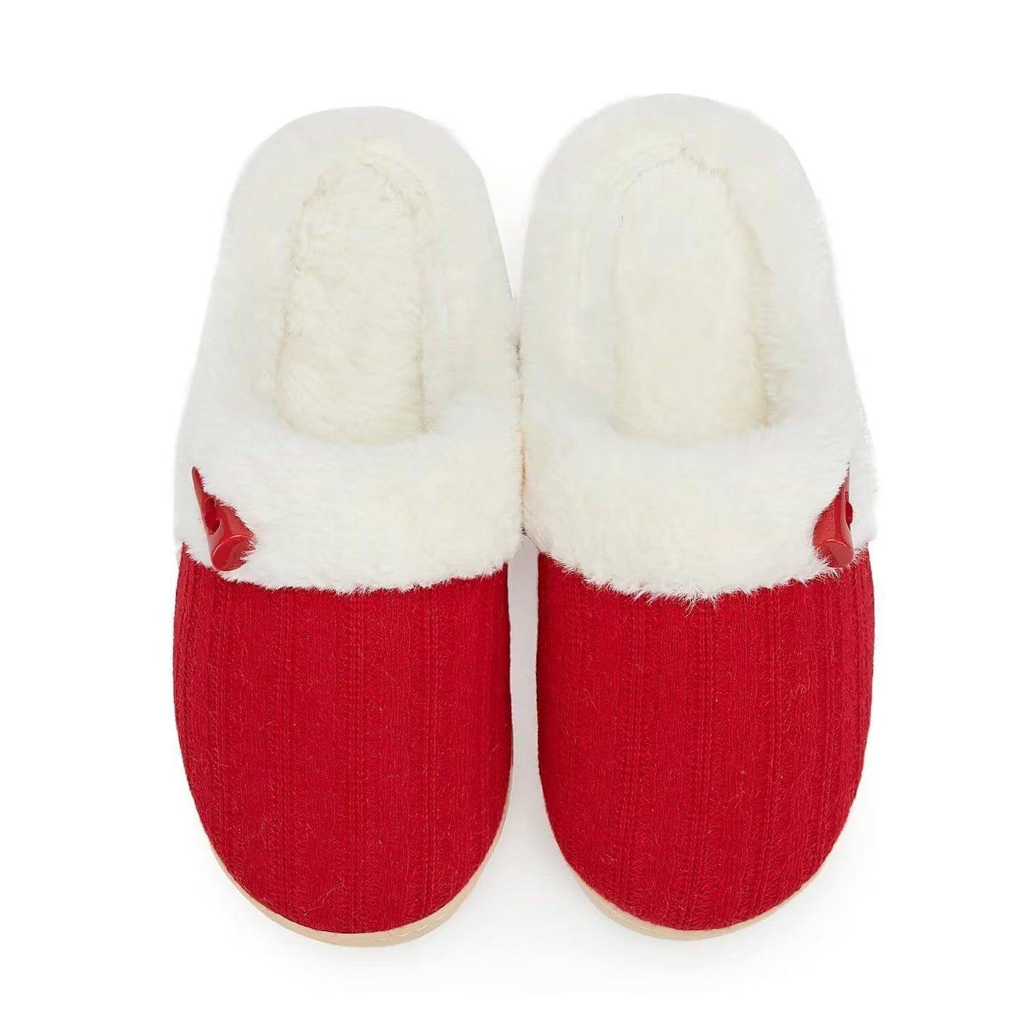 Women's Slip on Fuzzy House Slippers Memory Foam Slippers