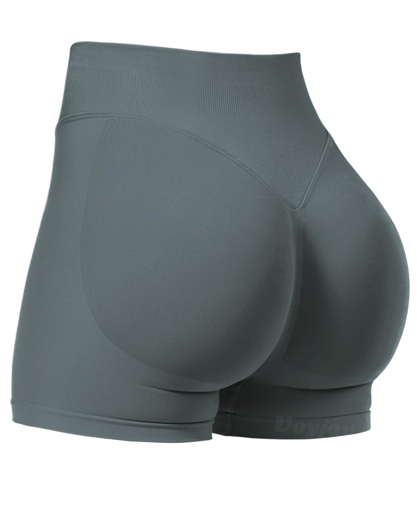 Women's Scrunch Butt Lifting Gym Shorts - Seamless Booty Biker Shorts in 3.6", 4.5", and 6" Inseams