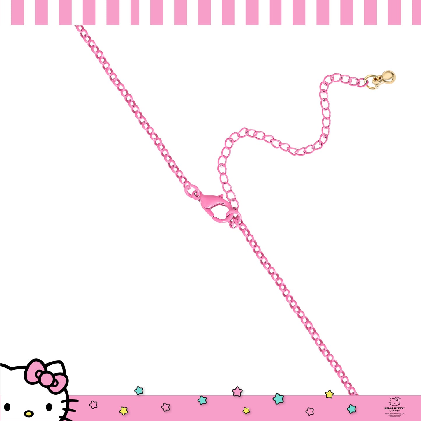 Hello Kitty Sanrio Pave Pendant Necklace