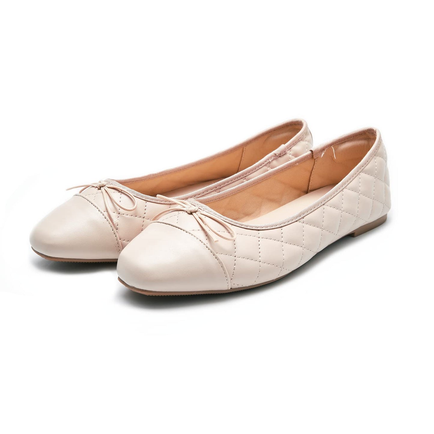 Women's Round Toe Ballet Flats - Comfortable Bow Dressy Shoes