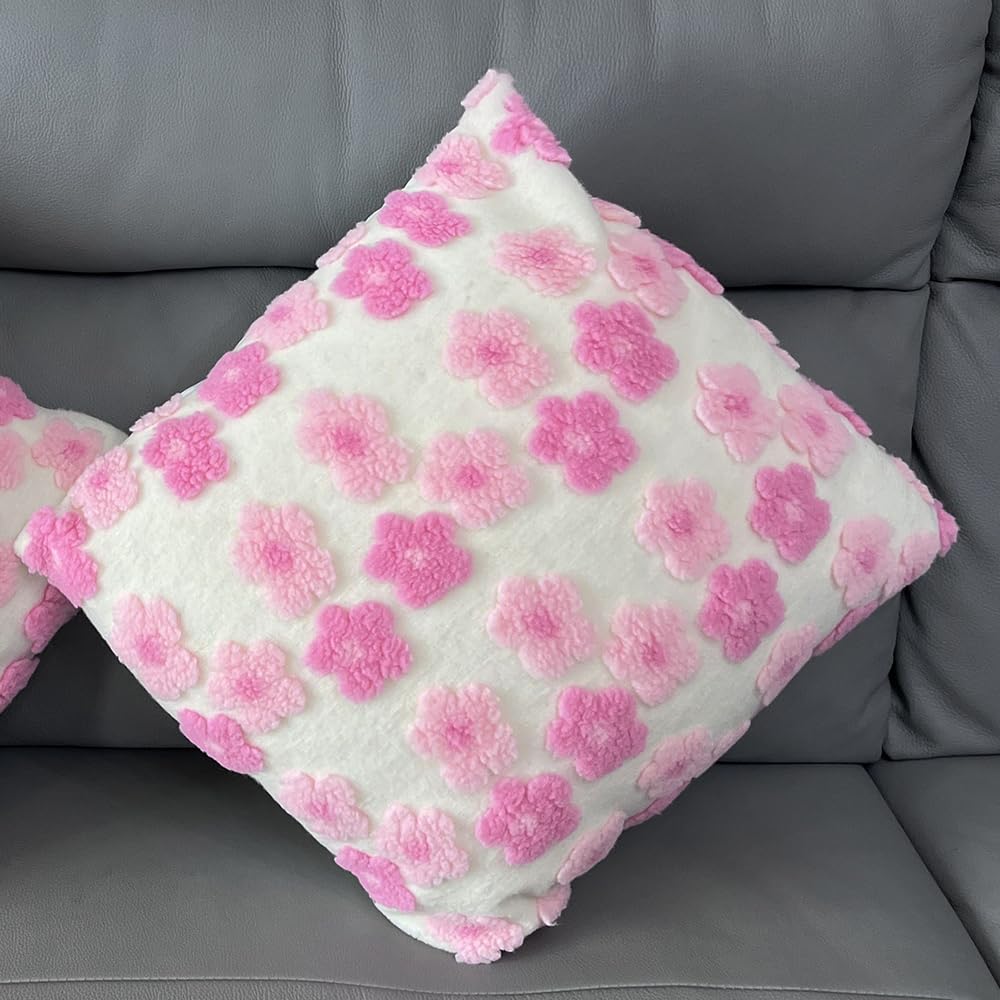 Cute Faux Fur Soft Plush Pillow Covers