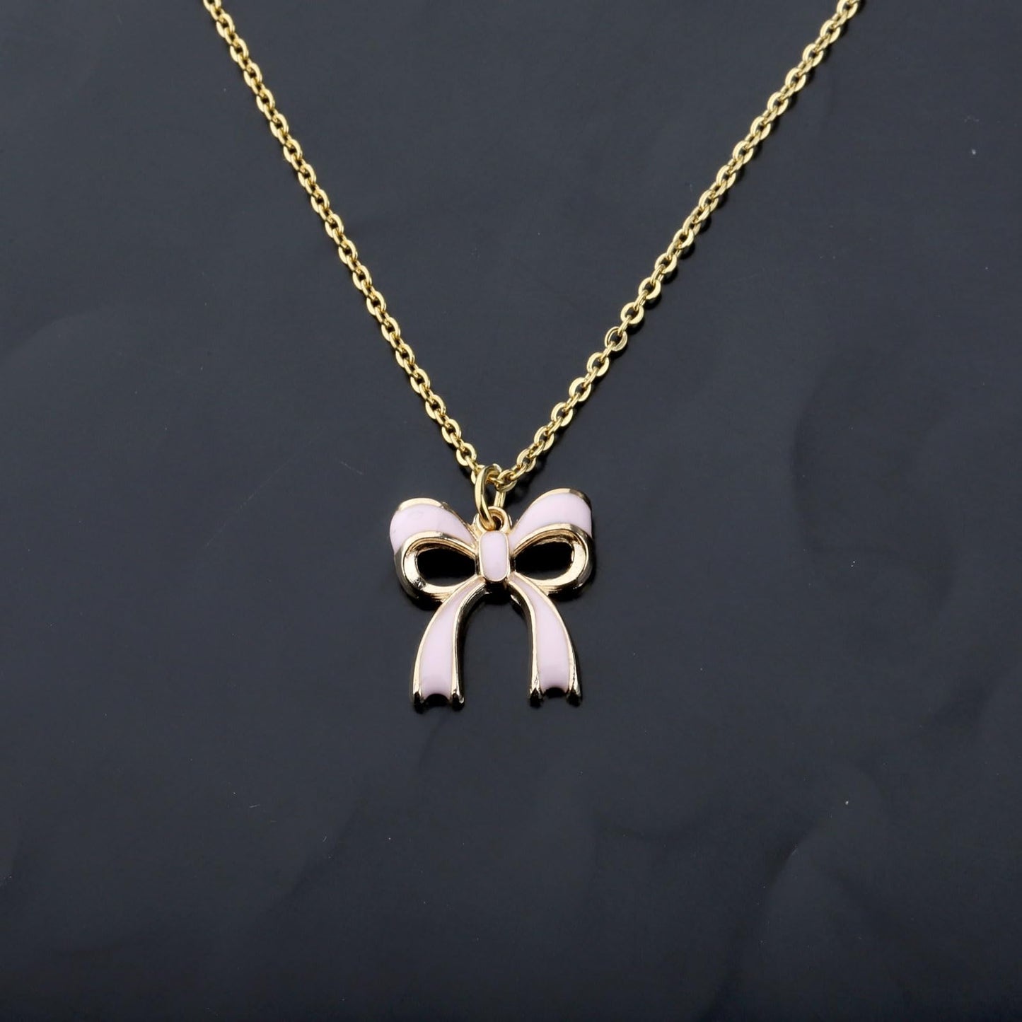 Coquette Pink Bow Jewelry – Trendy Aesthetic Accessories