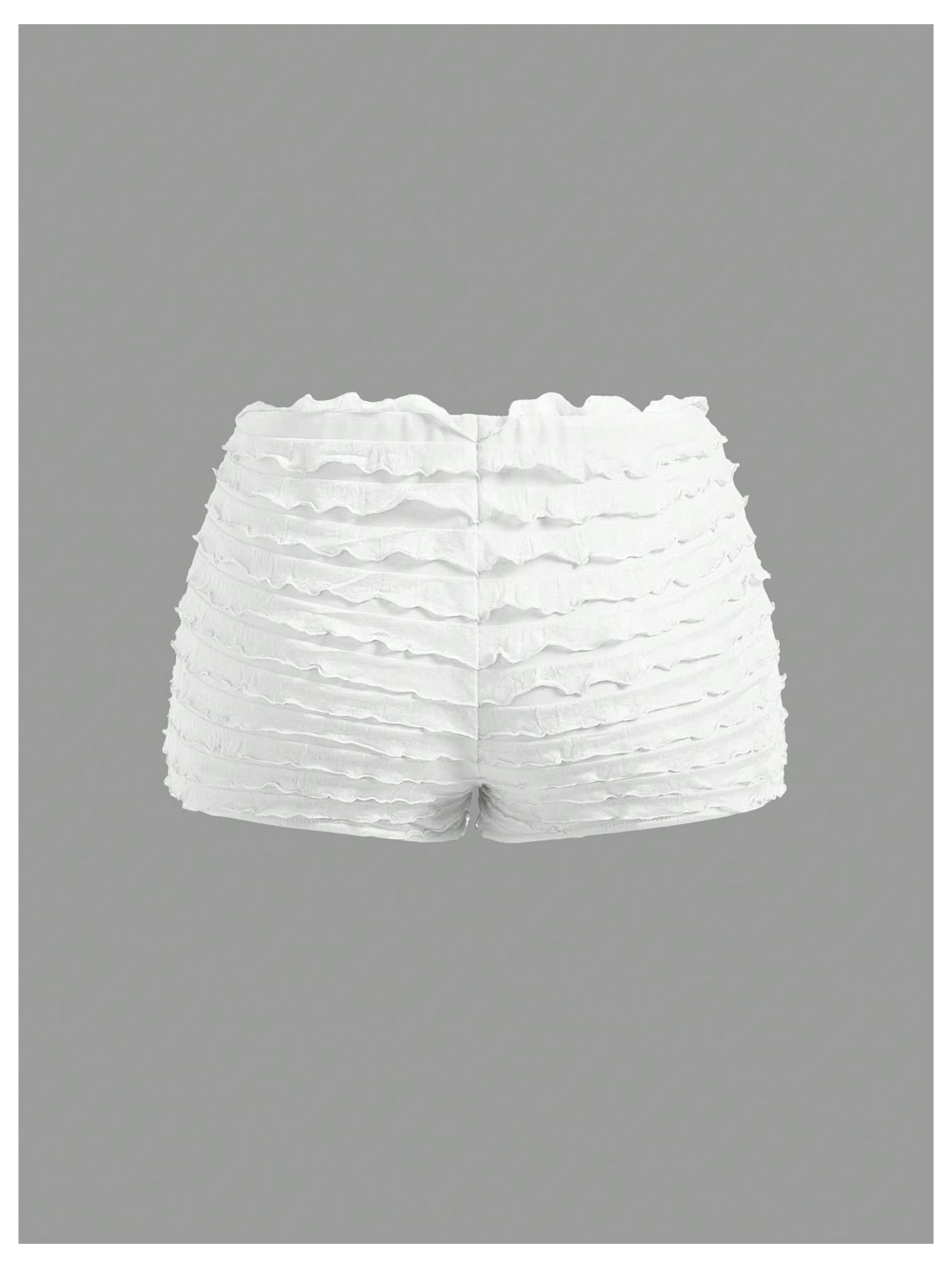 Women's Ruffle Shorts Cute Bloomers Low Rise Sexy Y2k Booty Shorts Mini Shorts