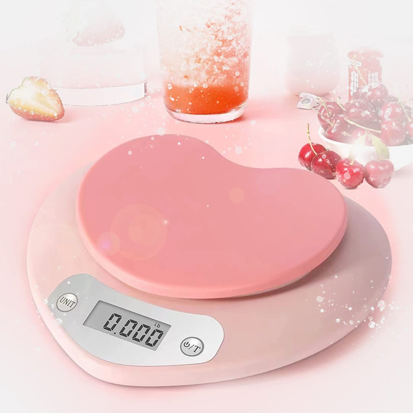 Digital Kitchen Scale – Large LCD, Tare Function, 11lb Capacity, Precise 0.03oz Graduation for Baking & Cooking, Measures in ML & Oz