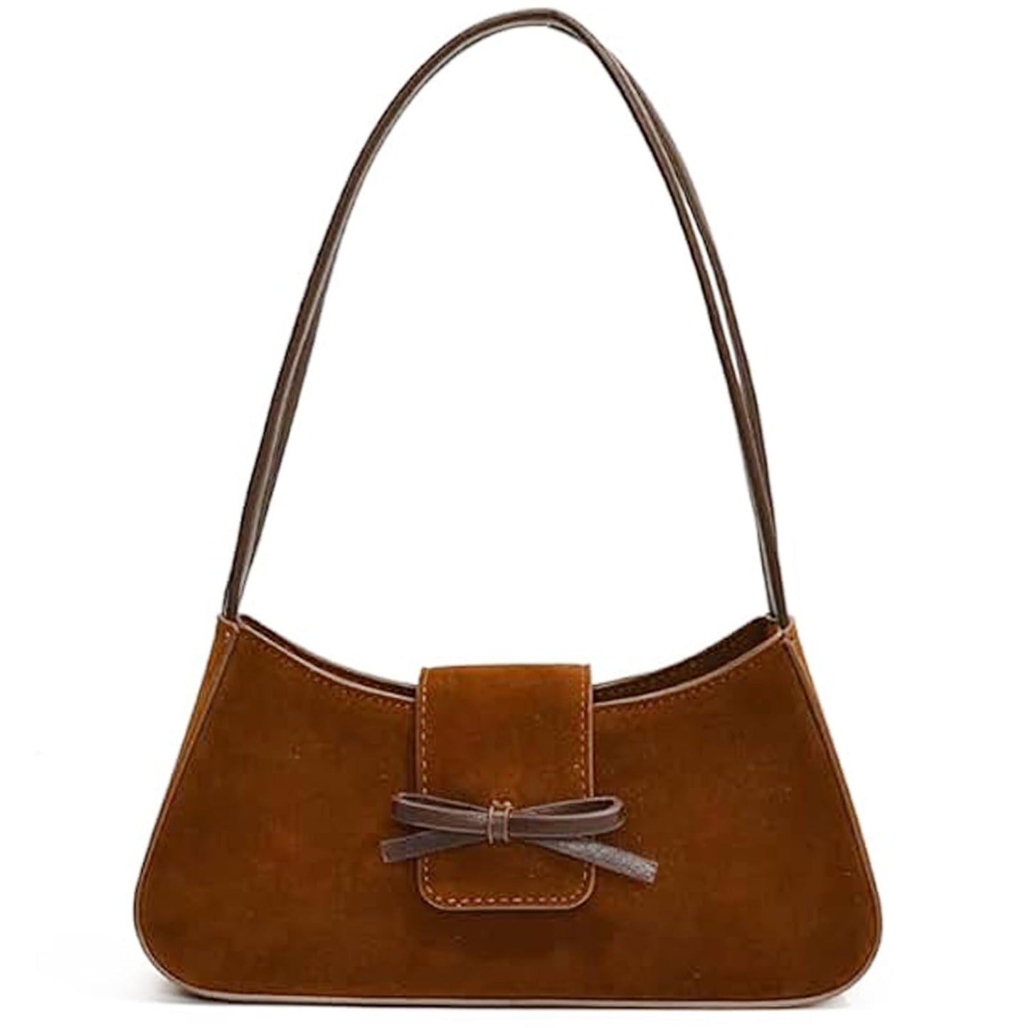 Trendy Coquette Leather Hobo Shoulder Bag for Women