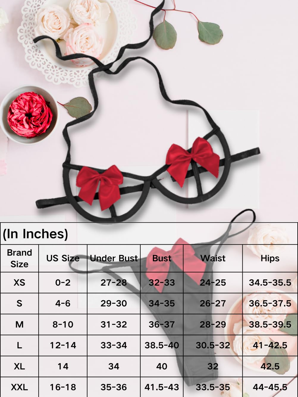 Present Bow Lingerie Set – Sexy Christmas, Valentine’s & Anniversary Outfit