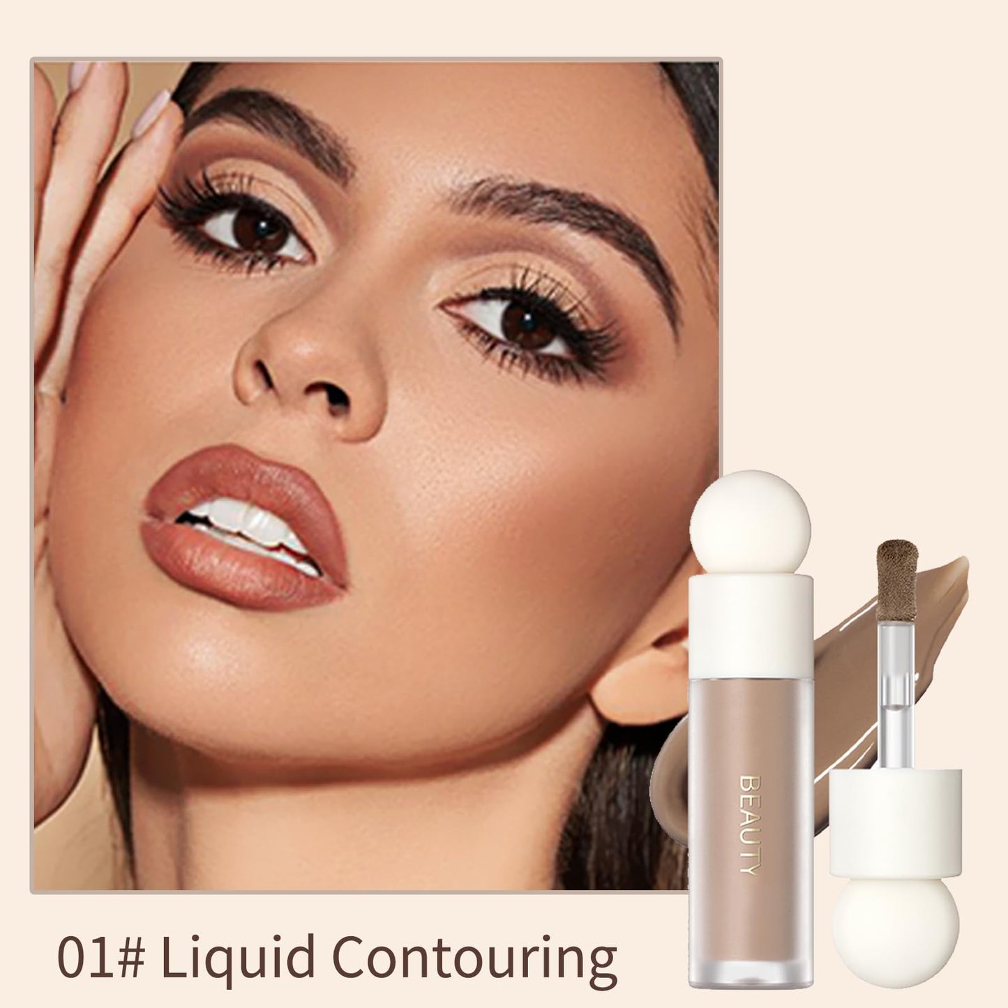 Liquid Highlighter Makeup - Lightweight Blendable Cream Face Body Liquid Illuminator Bronzer