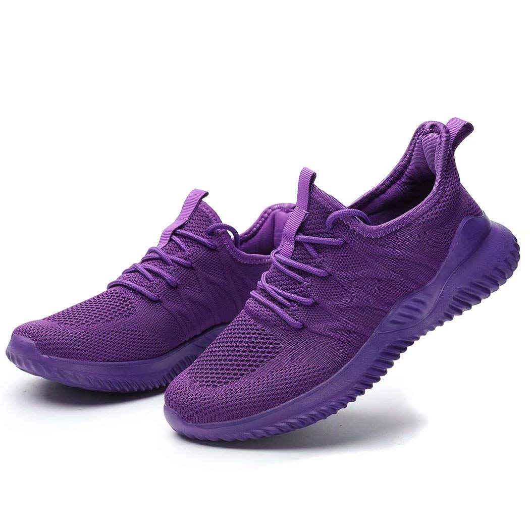 Womens Ladies Walking Running Shoes Slip On Lightweight Casual Tennis Sneakers