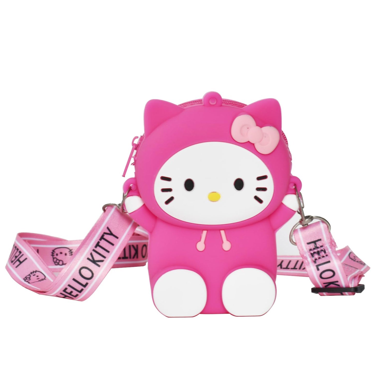 Kawaii Anime Crossbody Bag with Adjustable Shoulder Strap, Handbag with Zipper, Coin Wallet Purse