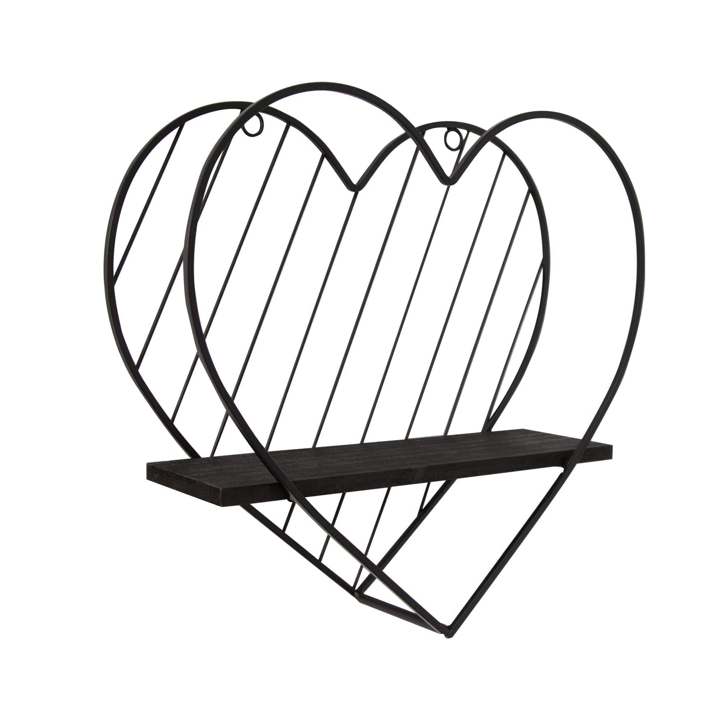 Heart-Shaped Floating Shelf – Funky Wall Organizer for Trinkets, Aesthetic Room Decor