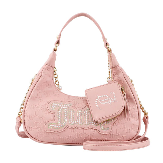 Juicy Couture String of Pearls Hobo Crossbody