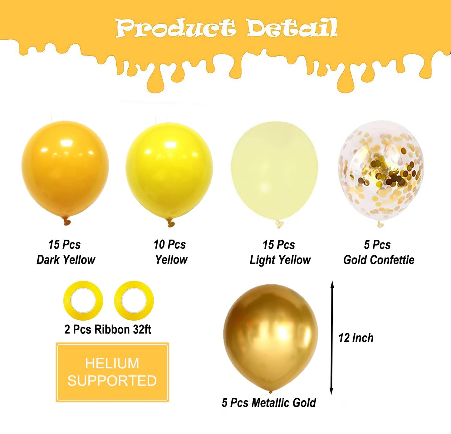 Metallic Balloon, 50Pcs 12Inch Latex Balloons Party Decoration