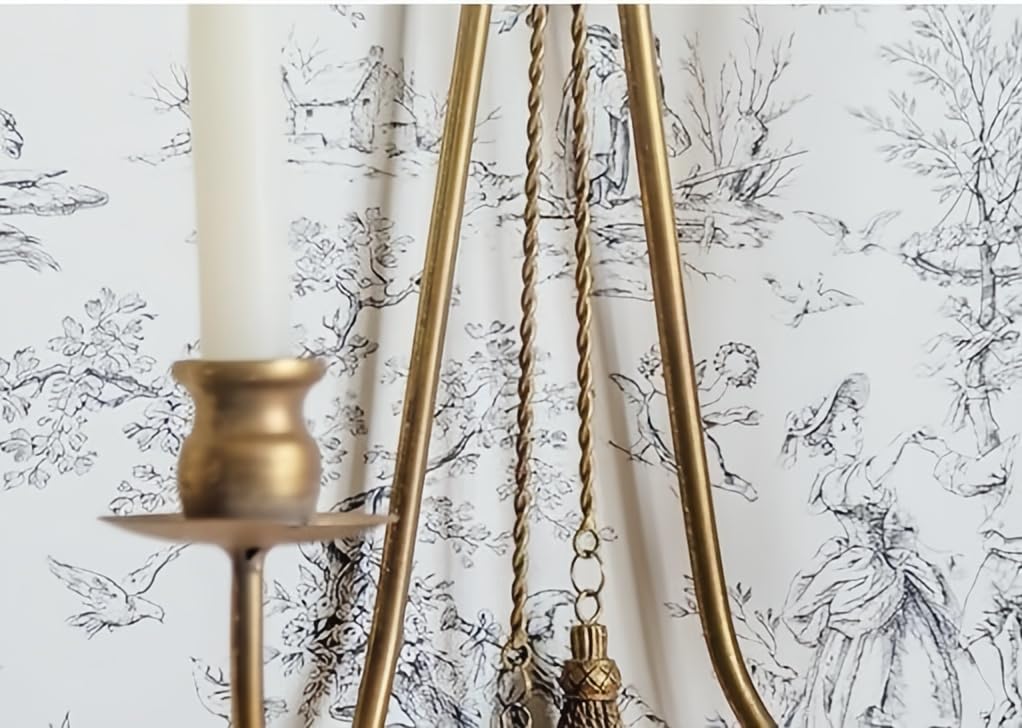 Gold Antique Brass Wall Candle Holder