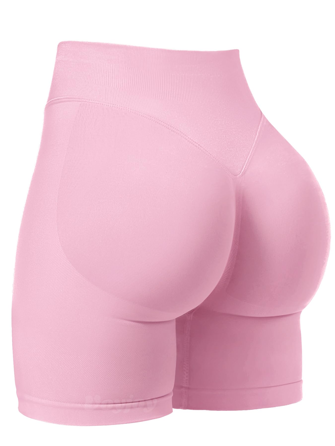 Women's Scrunch Butt Lifting Gym Shorts - Seamless Booty Biker Shorts in 3.6", 4.5", and 6" Inseams