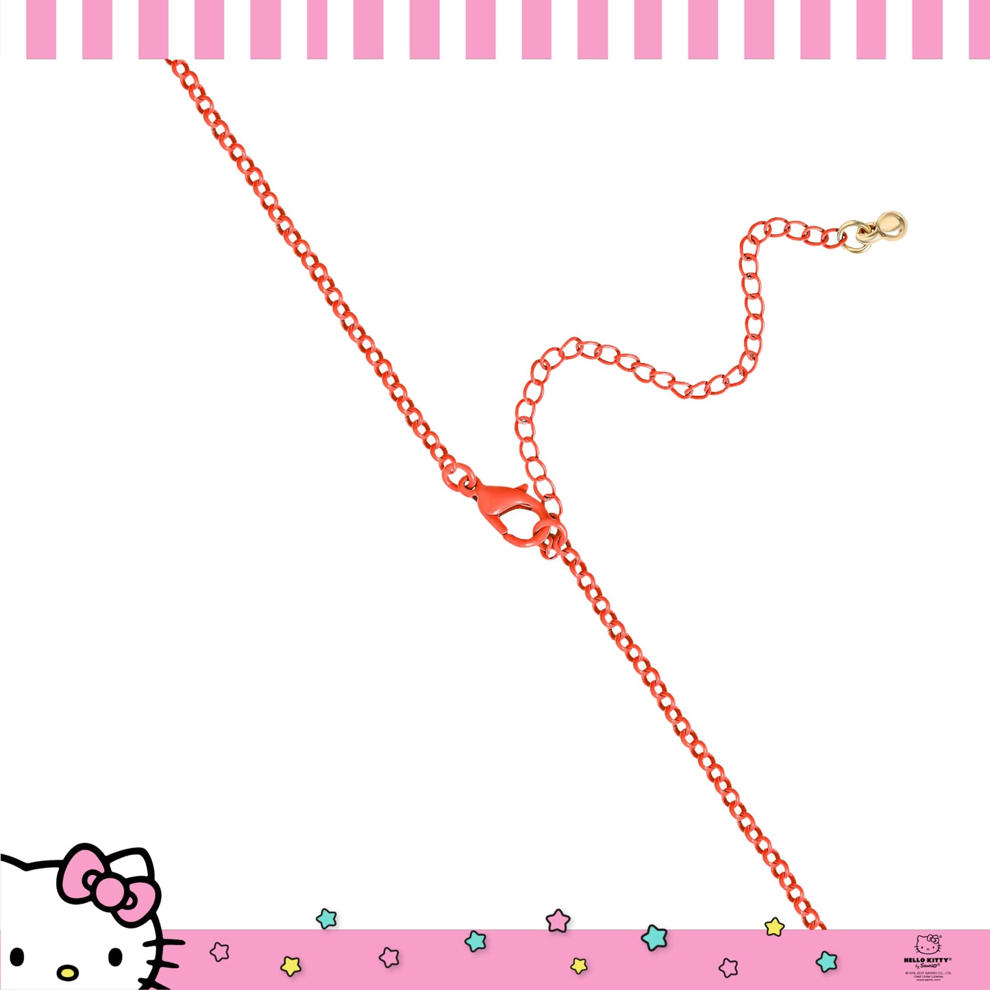 Hello Kitty Sanrio Pave Pendant Necklace