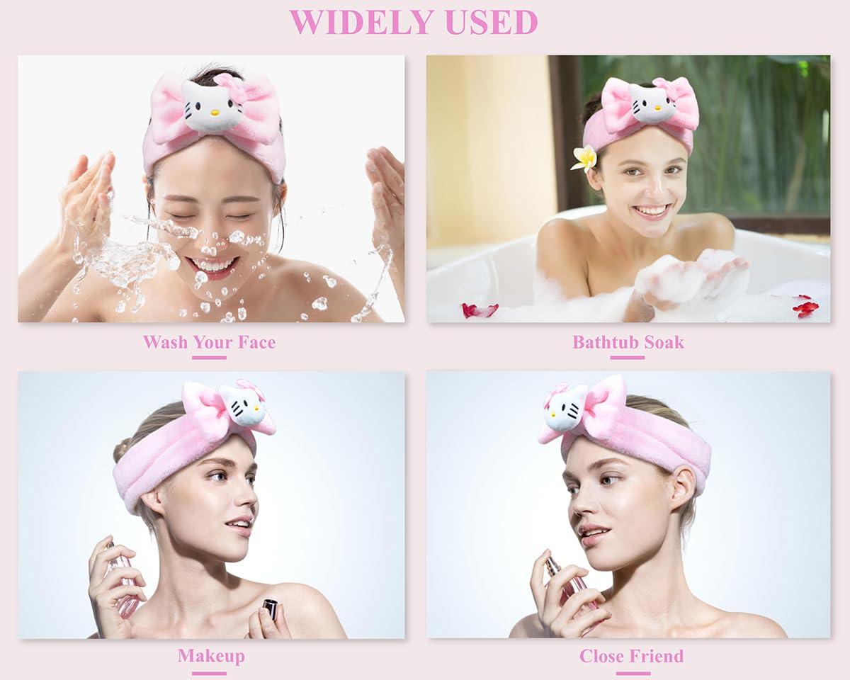 Kawaii Headband for Spa, Makeup, Face Washing