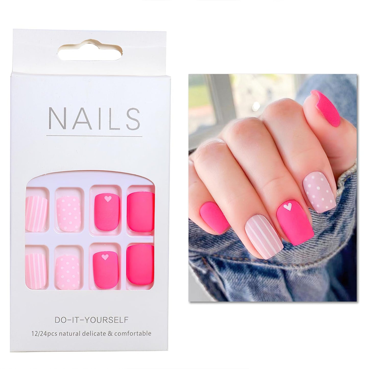 Press on Nails Manicure 24Pcs