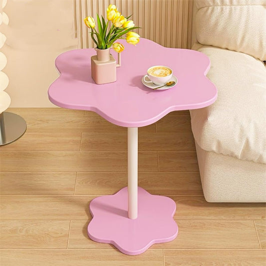 Petal Coffee Table, Flower Shape Wood Side