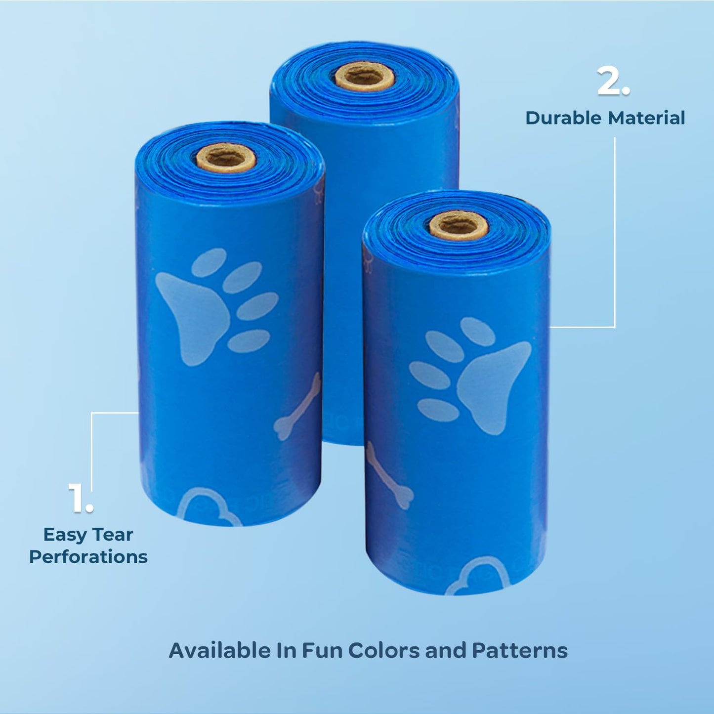 Dog Bags for Cleanup - Doggy Roll Replacements